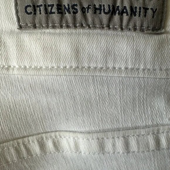 Citizen's of Humanity Women's Cream Jeans Size 25 - Picture 2 of 8